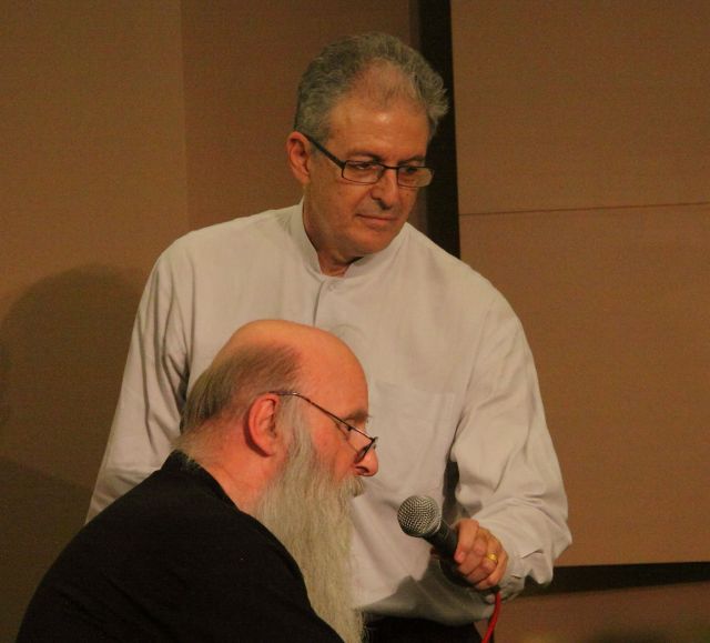 Charles Amirkhanian with Rex Lawson