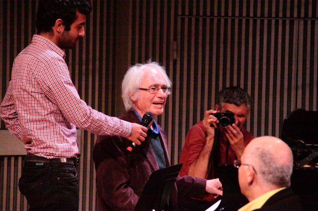 Tigran Mansurian singing an Armenian tune and accompanying himself at the piano.