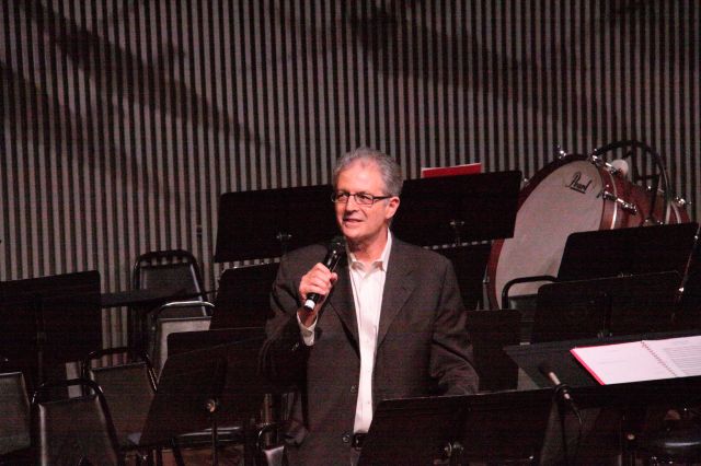 Charles Amirkhanian giving the background for his tape composition Miatsoom.