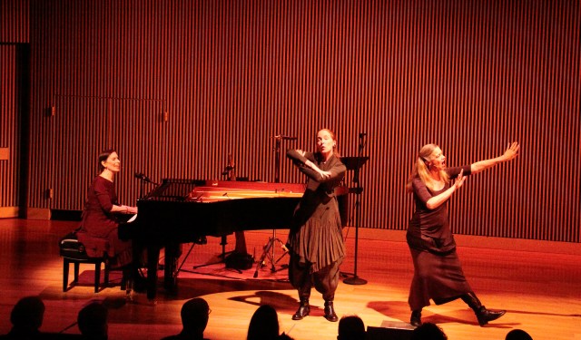 Long time collaborator Katie Geissinger and Allson Sniffin joined in the next selection