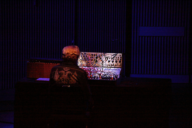 Don Buchla in his last major appearance performing at Other Minds 20.